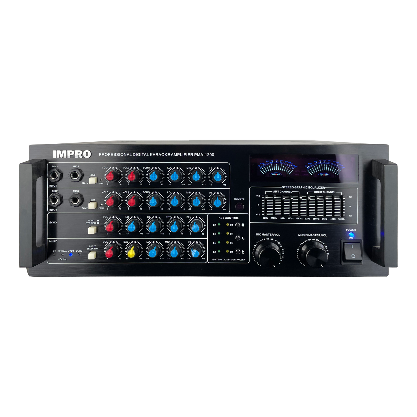 House Party Package #03: ImPro PMA-1200 + BetterMusicBuilder CS-612 G5 + Stands + ImPro UHF-77 Wireless Microphones
