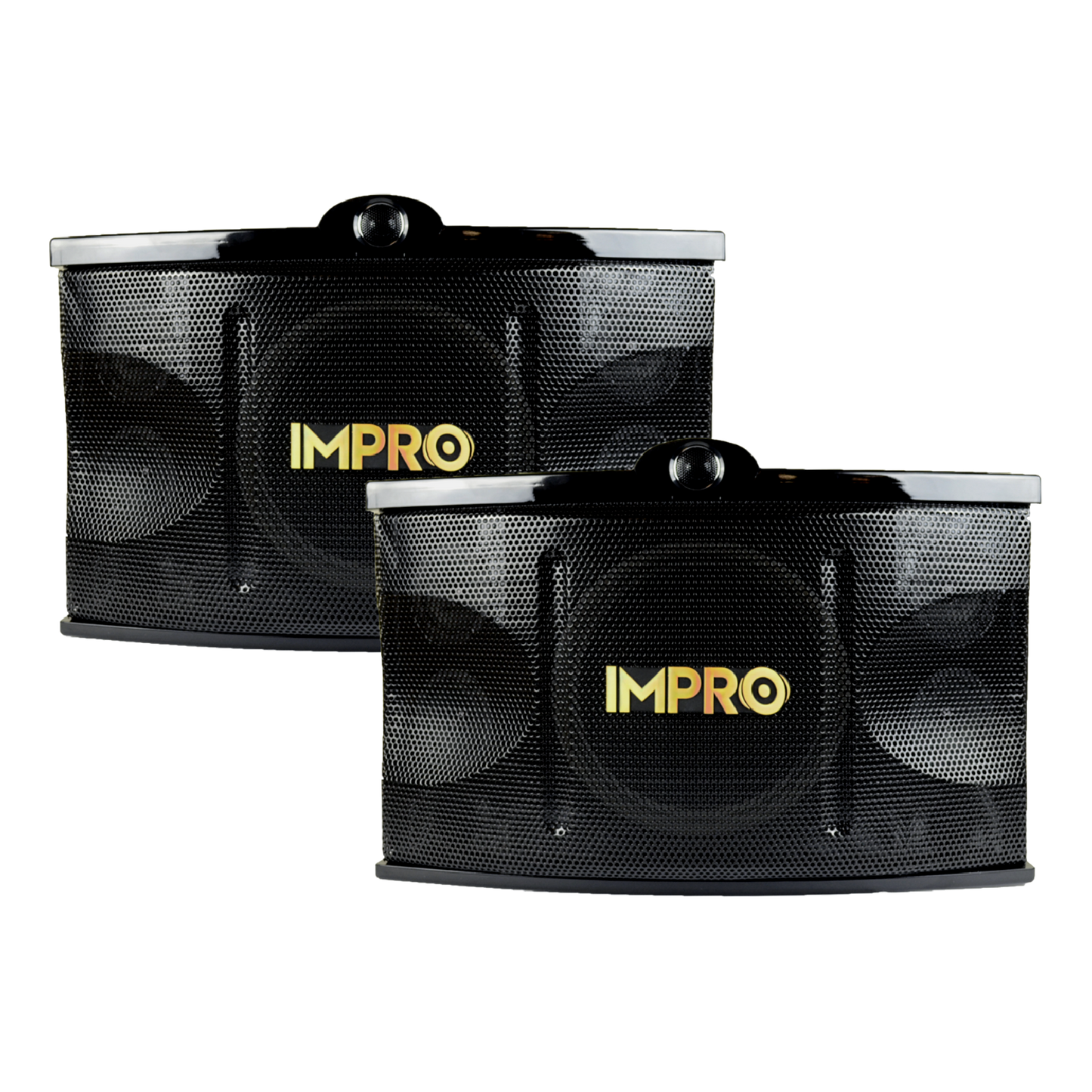 ImPro Epic Party Bundle 3 with Mixing Amplifier, Speakers, Microphones, and Accessories (5 Items)