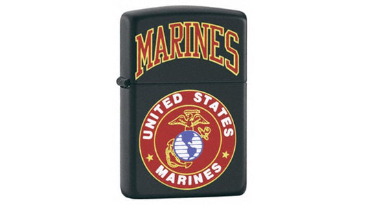 Zippo 218.539 US Marines Black Matte