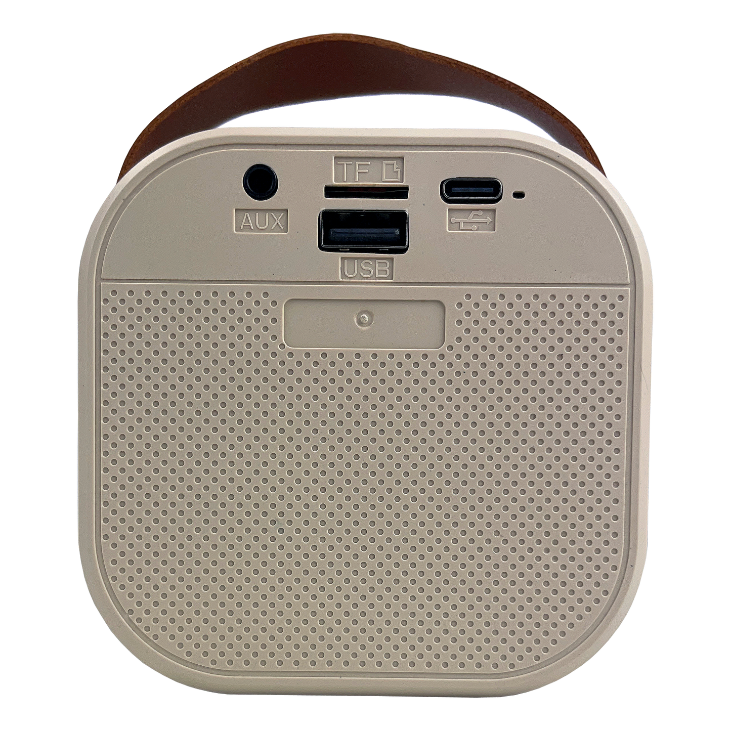 K-12 White Portable Bluetooth Karaoke Machine with 2 Wireless Microphones