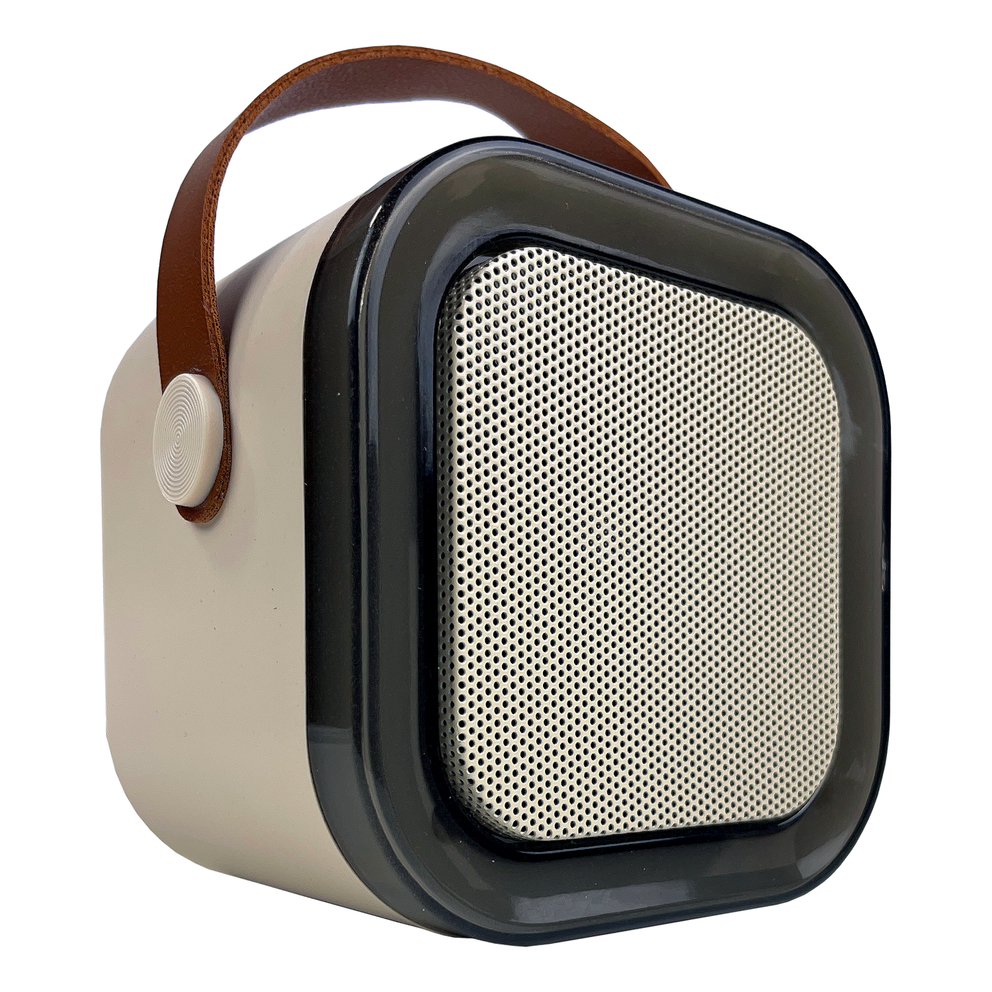 K-12 White Portable Bluetooth Karaoke Machine with 2 Wireless Microphones