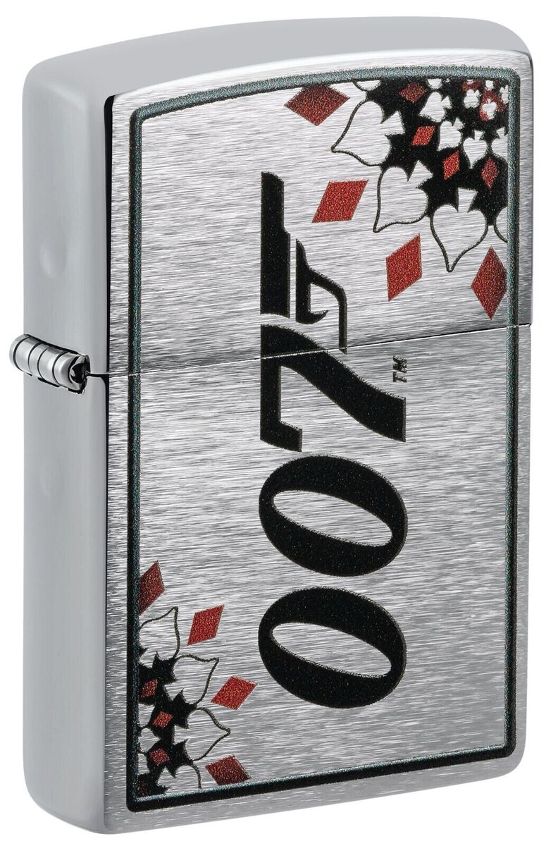 Zippo 48734 James Bond Brushed Chrome