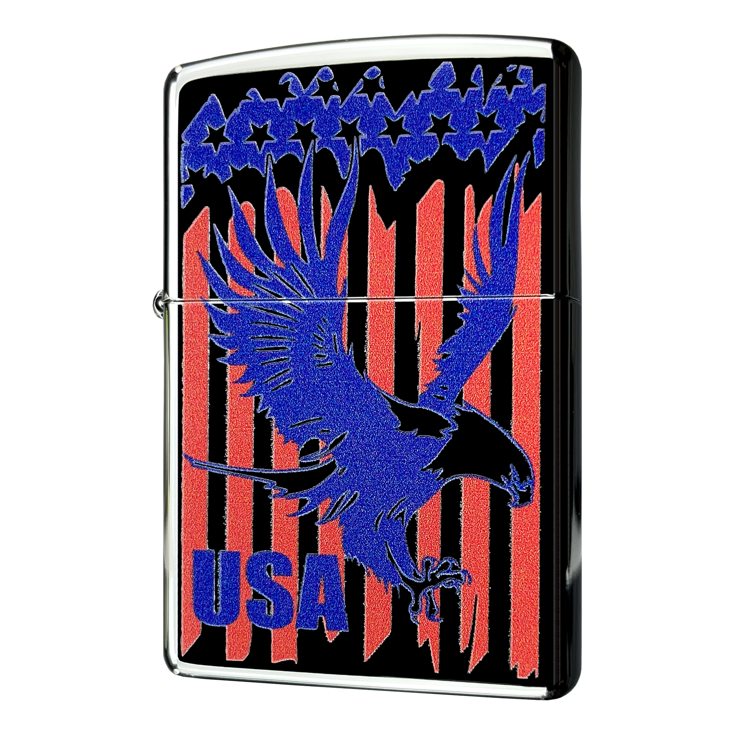 Zippo Custom 2550 USA Eagle Stars Stripes