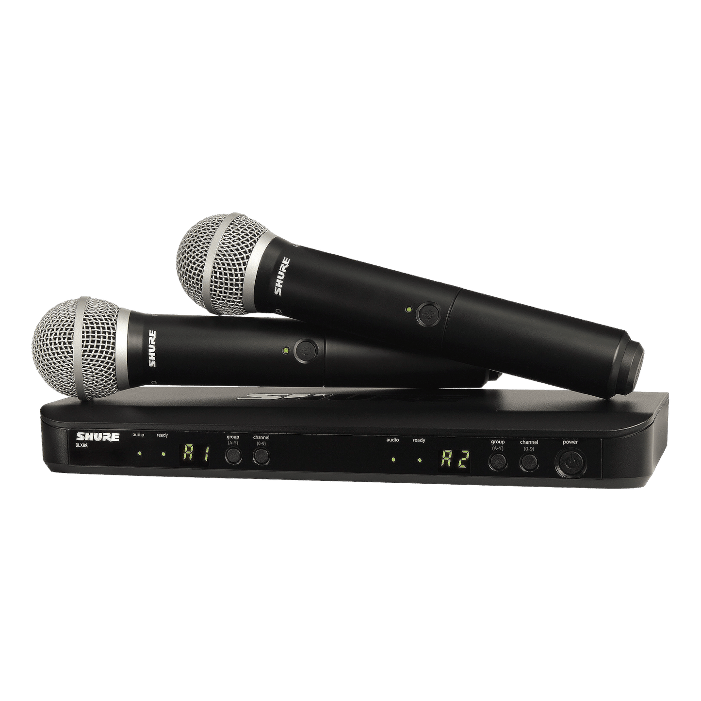 Shure BLX288/PG58 Dual Handheld Wireless Microphone System