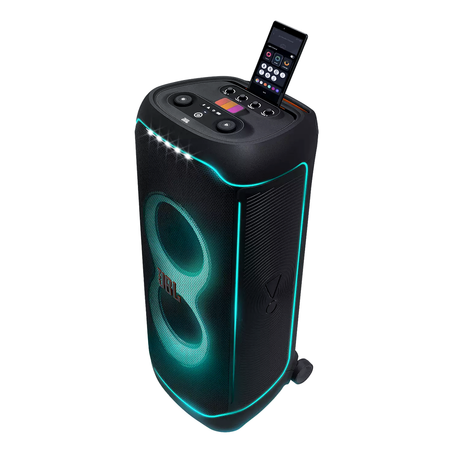 JBL PartyBox Ultimate 1100W RMS Continuous Powered Bluetooth Speaker with 2 Wireless Mics