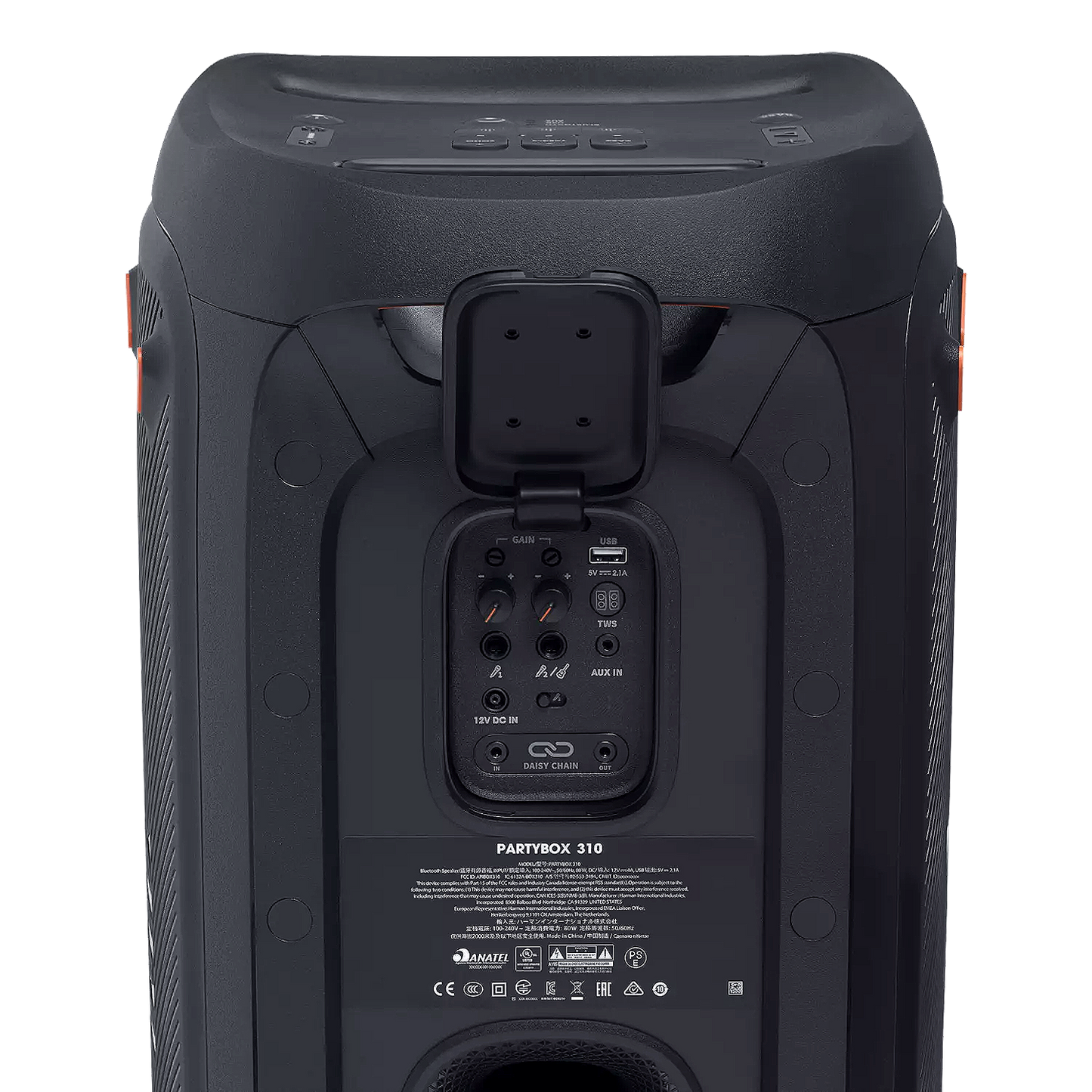 JBL PartyBox 310 Powered Bluetooth Speaker with 2 Karaoke Mics