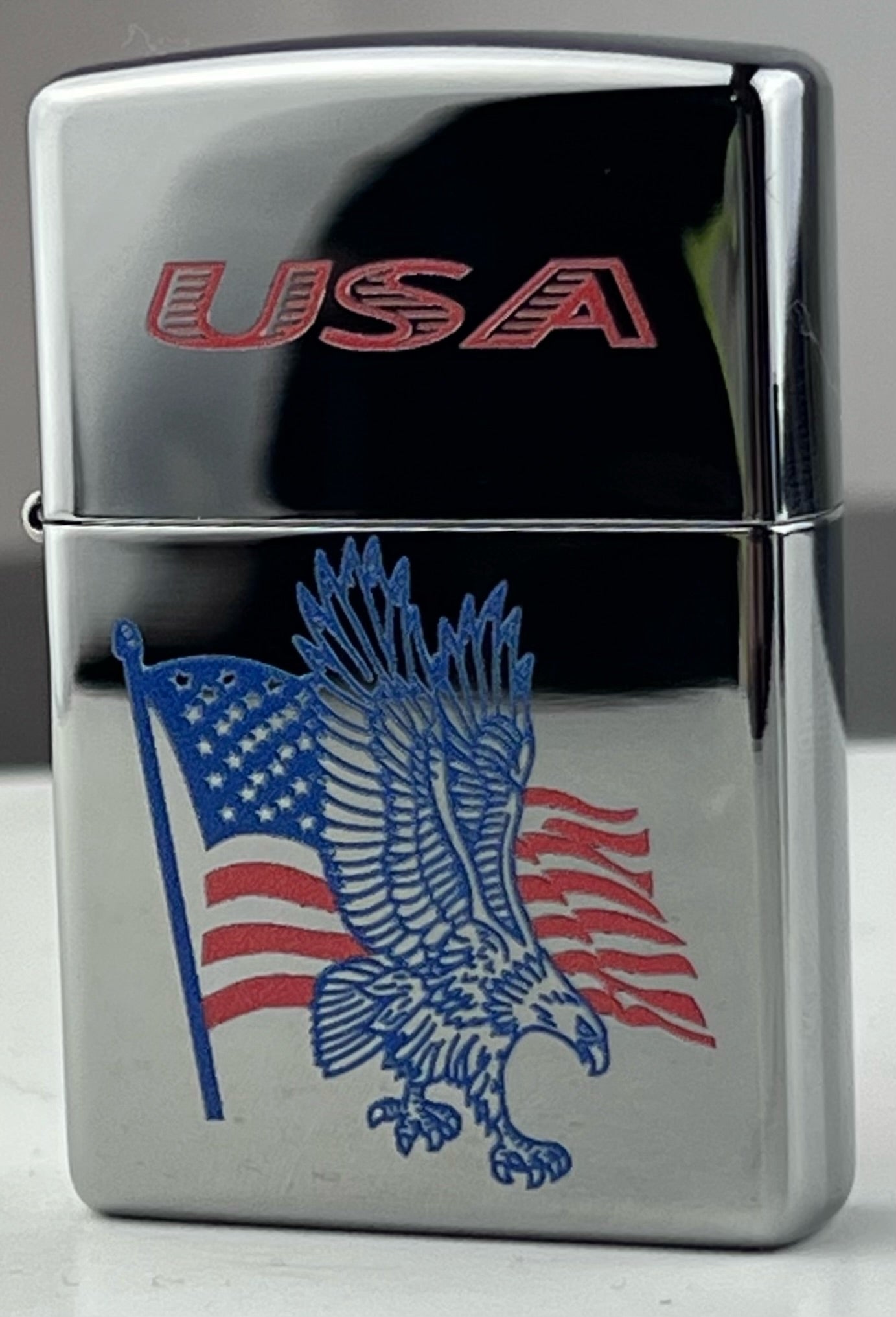 Zippo Custom 250 Flag Eagle USA