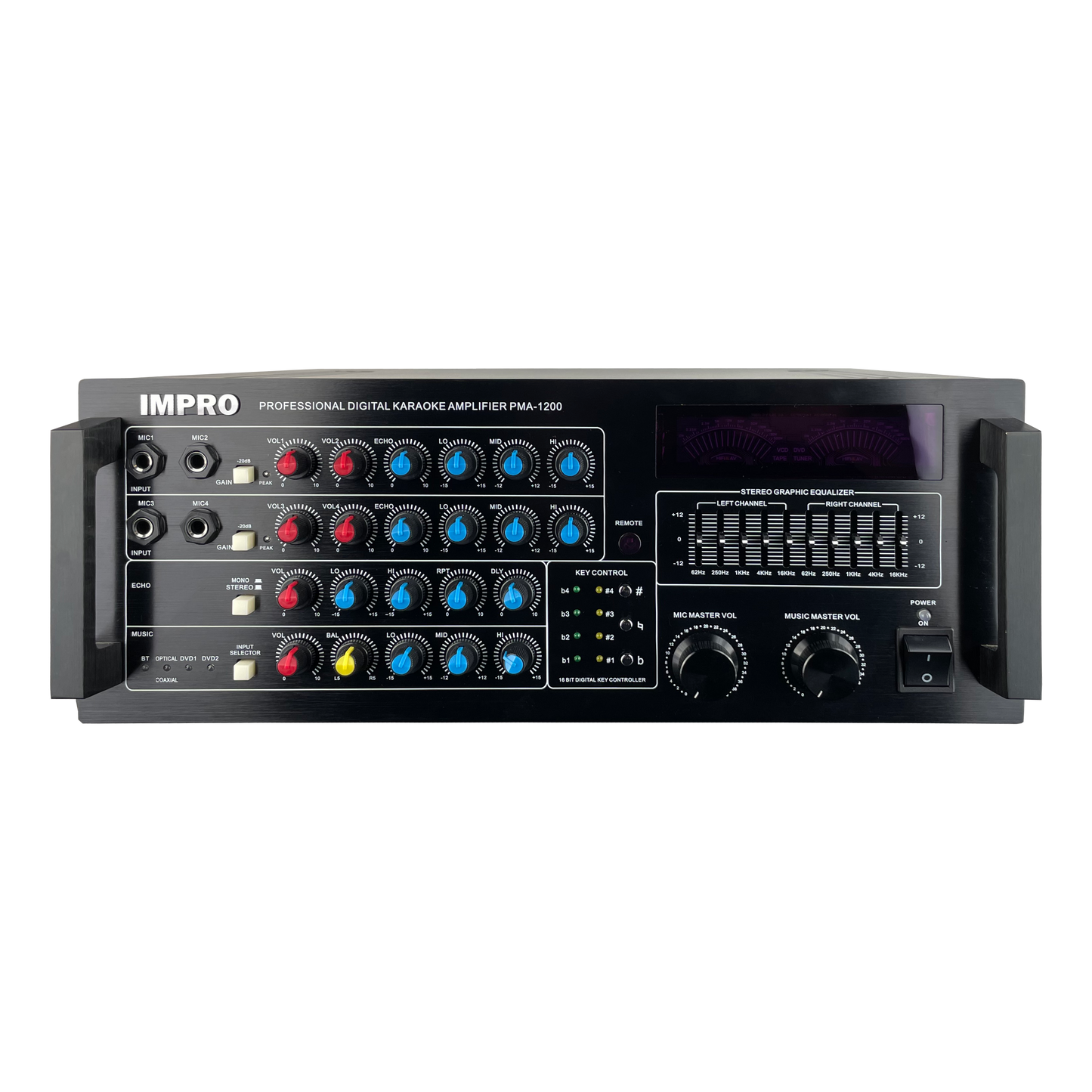 ImPro PMA-1200 1200Watt Karaoke Mixing Amplifier
