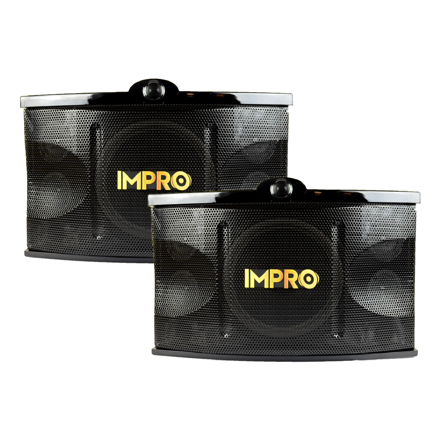 ImPro House Party Bundle with Mixing Amplifier, Speakers, Microphones, and Accessories (5 Items)