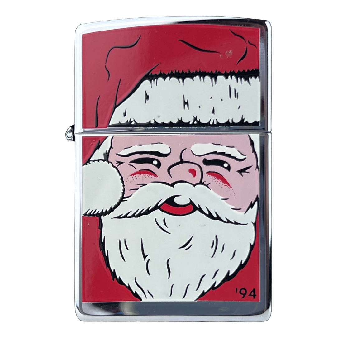 Zippo 272 1994 Santa Claus Seasons Greetings With Original Gift Box