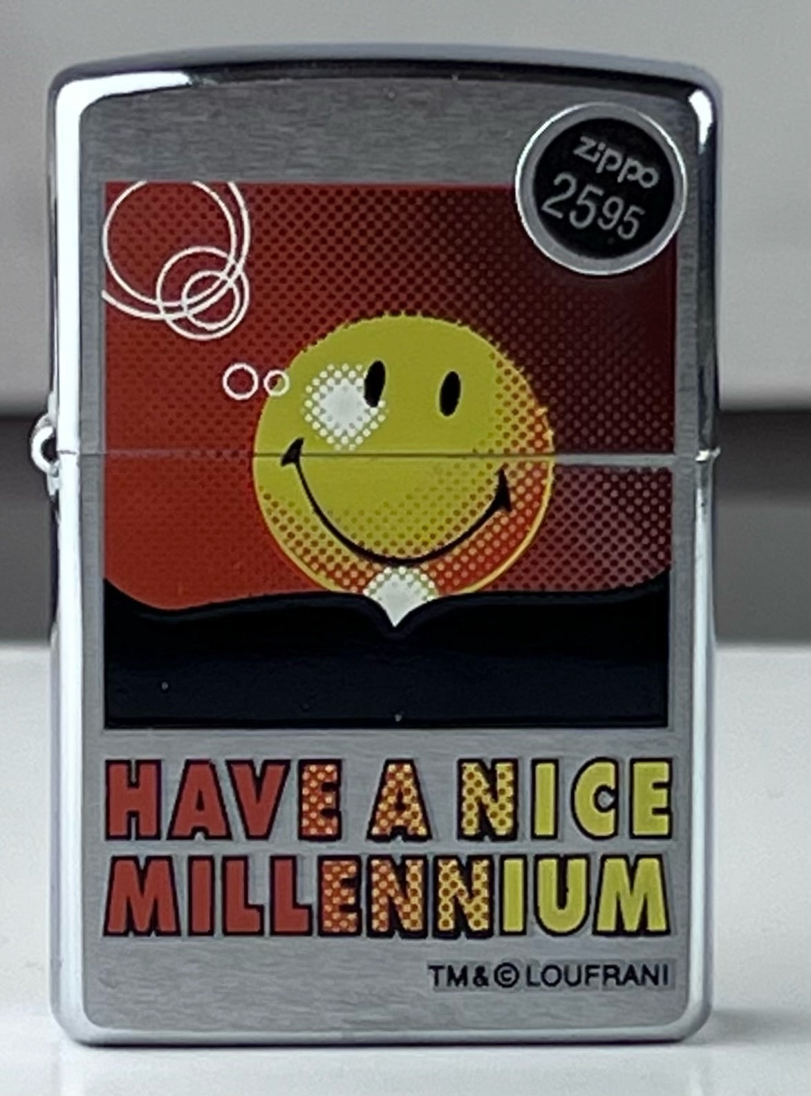 Zippo Smiley Face Have A Nice Millennium Sunset