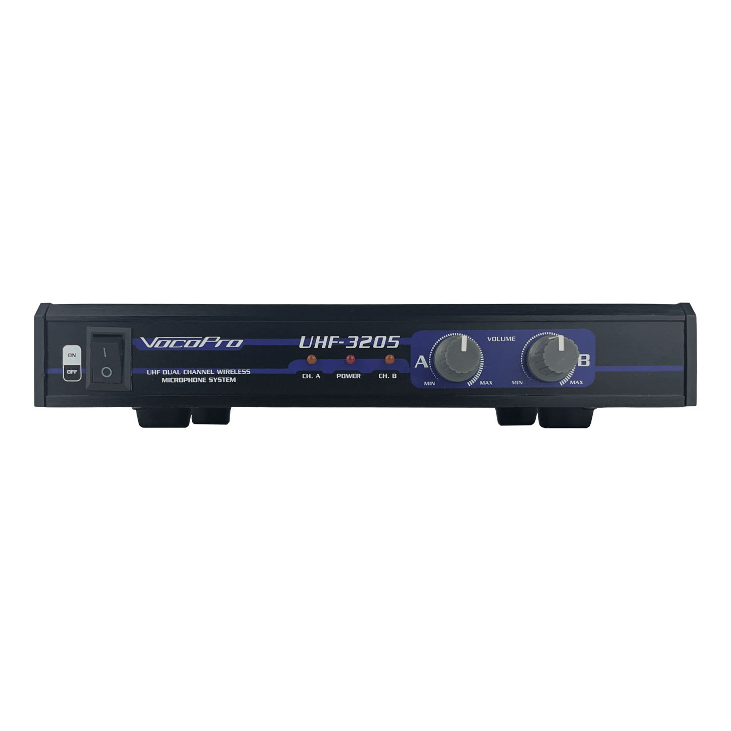 VocoPro UHF-3205 Rechargeable Dual-Channel UHF Wireless Microphone System