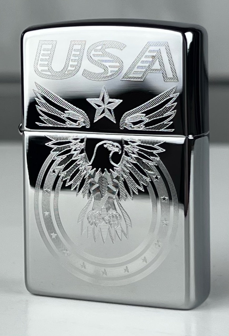 Zippo Custom 250 Eagles Stars USA