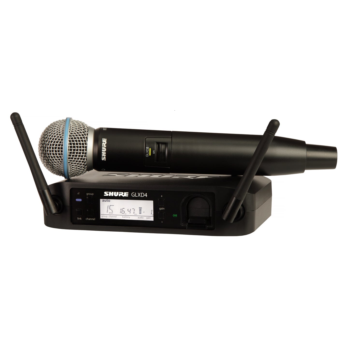 Shure GLXD24/Beta58 Handheld Digital Wireless Microphone System