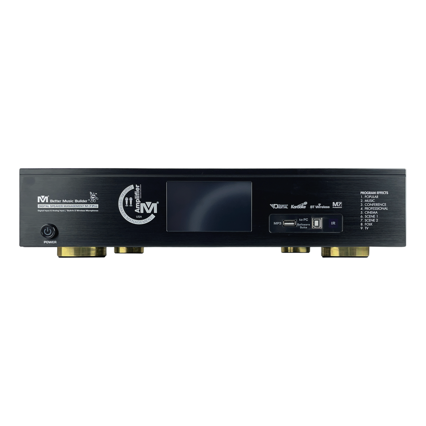 Better Music Builder M-7 Pro 1200W Digital Speaker Management Amplifier
