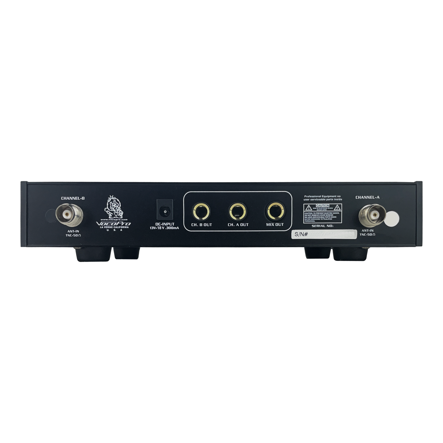 VocoPro UHF-3205 Rechargeable Dual-Channel UHF Wireless Microphone System