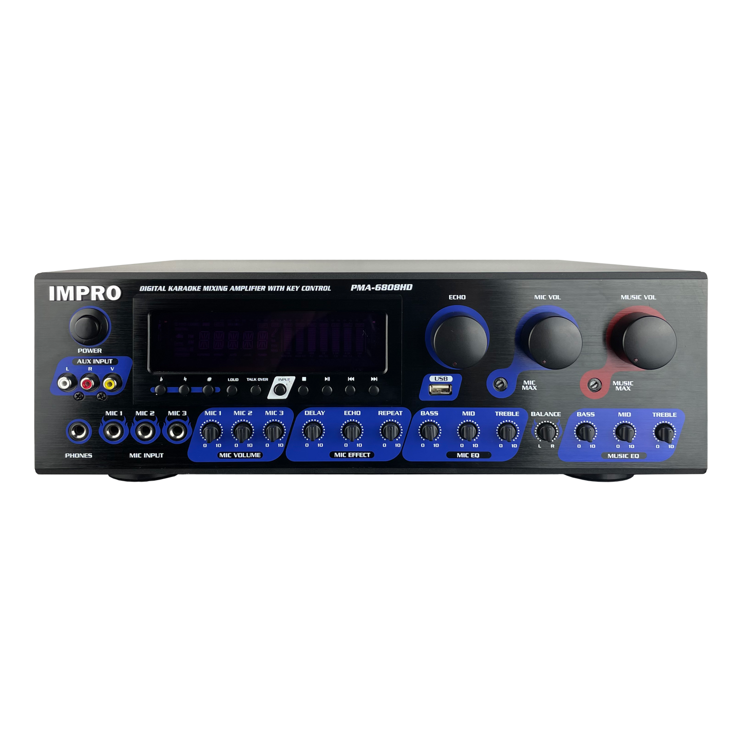ImPro PMA-6808HD 600W Karaoke Mixing Amplifier