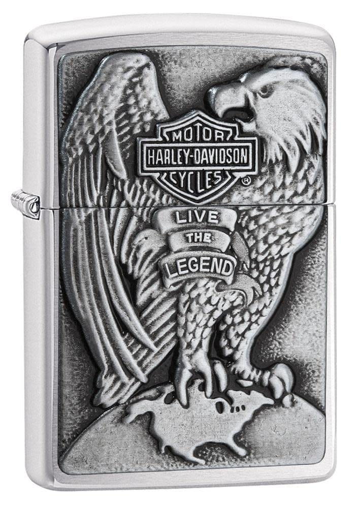 Zippo 200HD H231 Harley Davidson Made In USA Eagle