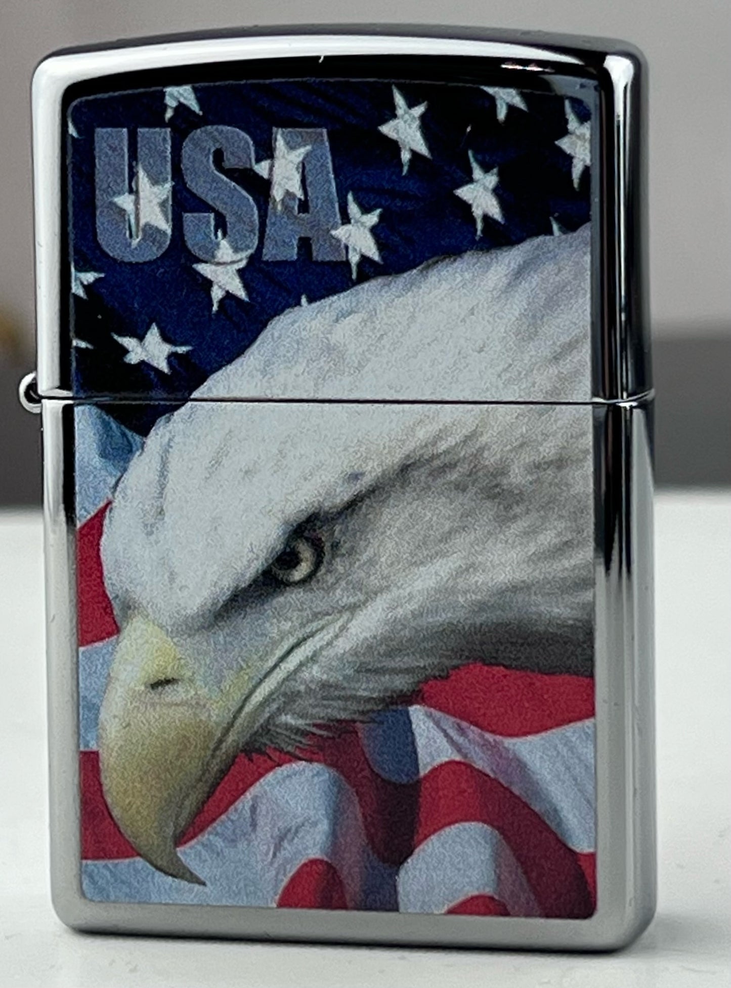 Zippo Custom 250 Eagle And Flag