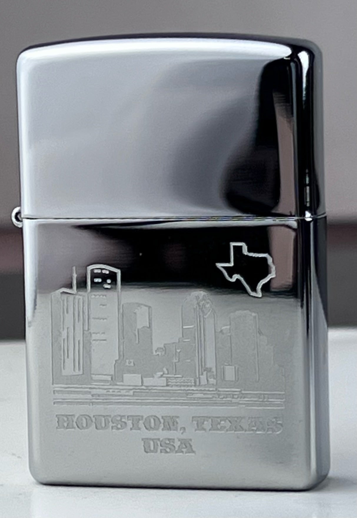 Zippo Custom Houston Skyline USA