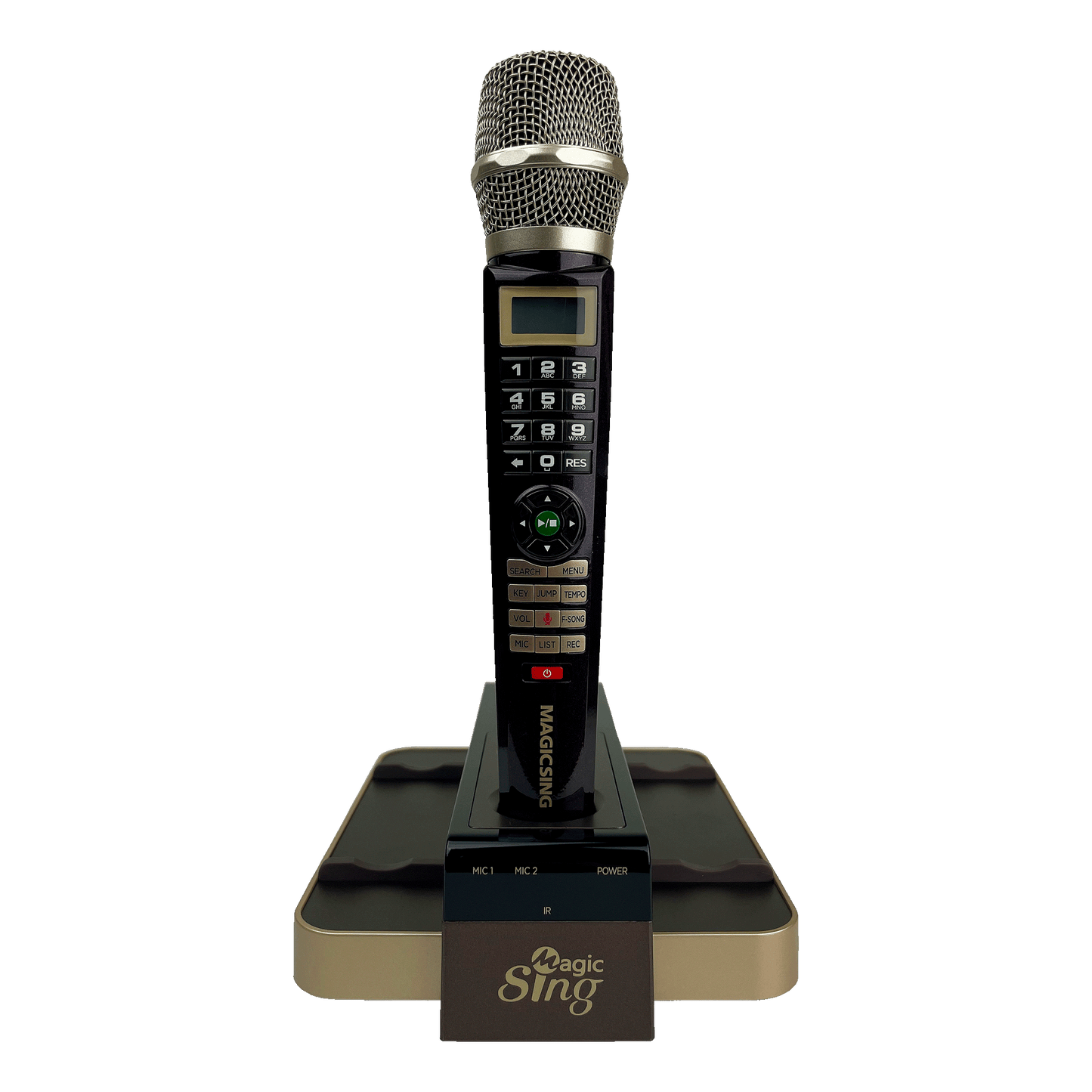 Magic Sing E5 Compatible with MyStage App + 5145 Karaoke Songs (Mocha) - Limited Edition