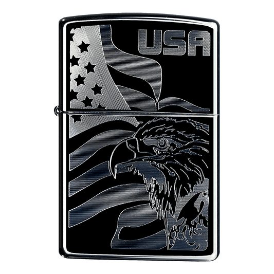 Zippo Custom 250 Eagle Flag USA