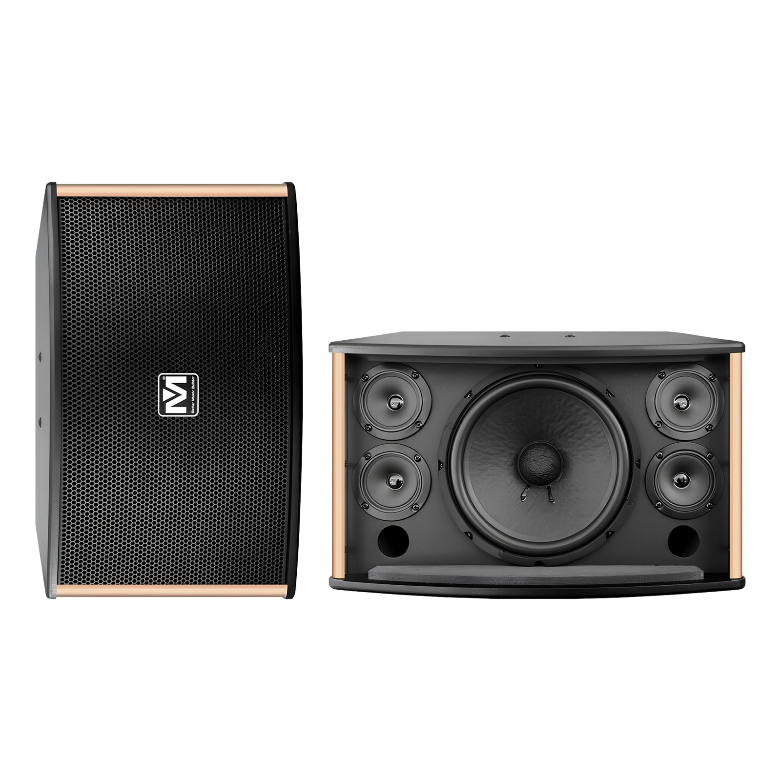 Better Music Builder CS-610 G5 Pro 600 Watts Karaoke Vocal Speakers