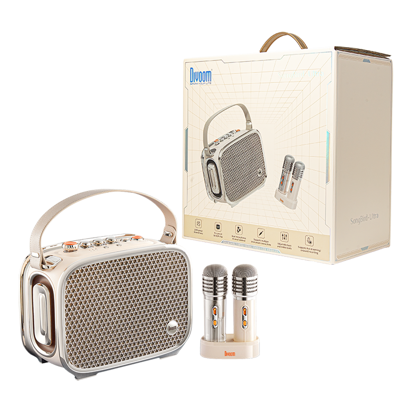 Divoom Songbird-Ultra 100W Portable Karaoke Bluetooth Speaker