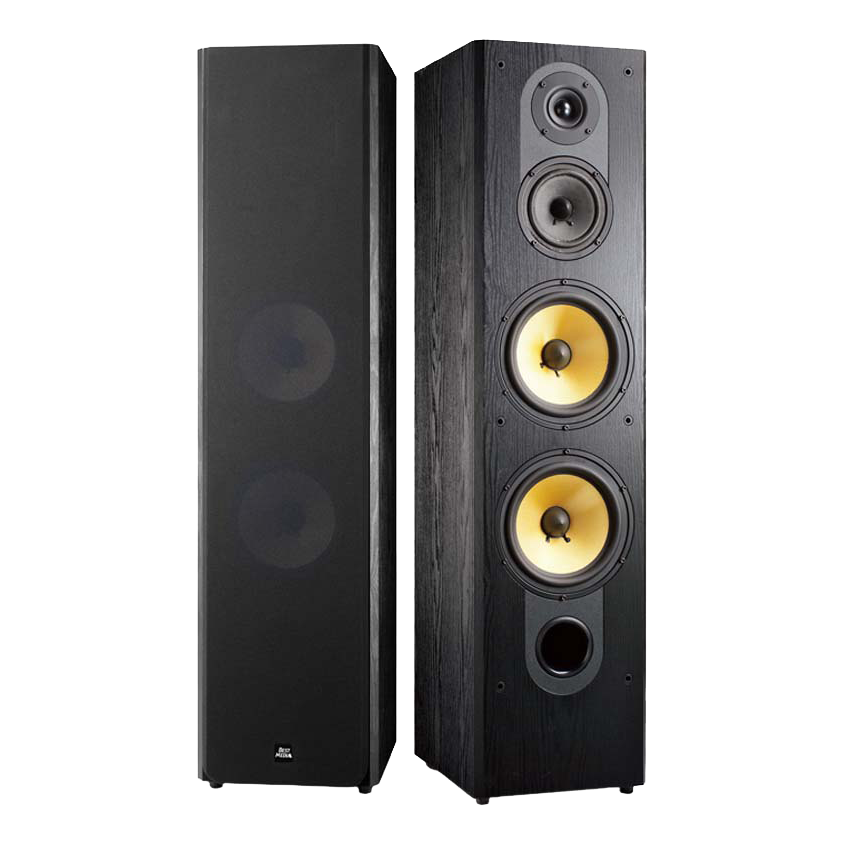 Best Media Q-803 8" 3-Way 4-Driver PRO Speaker System (250W) (PAIR)