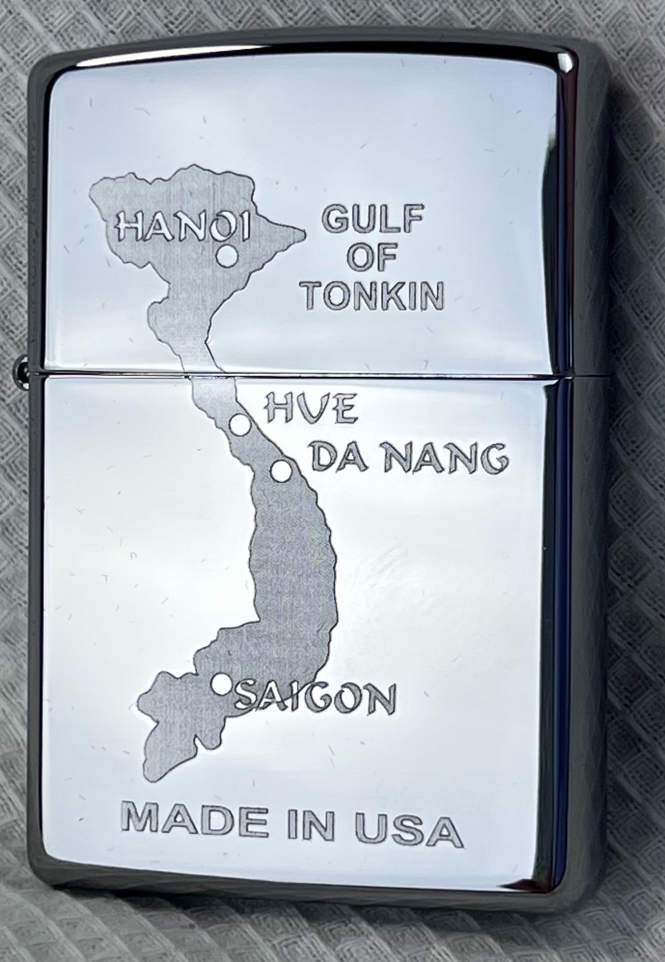 Zippo Custom 250 Map Of Vietnam