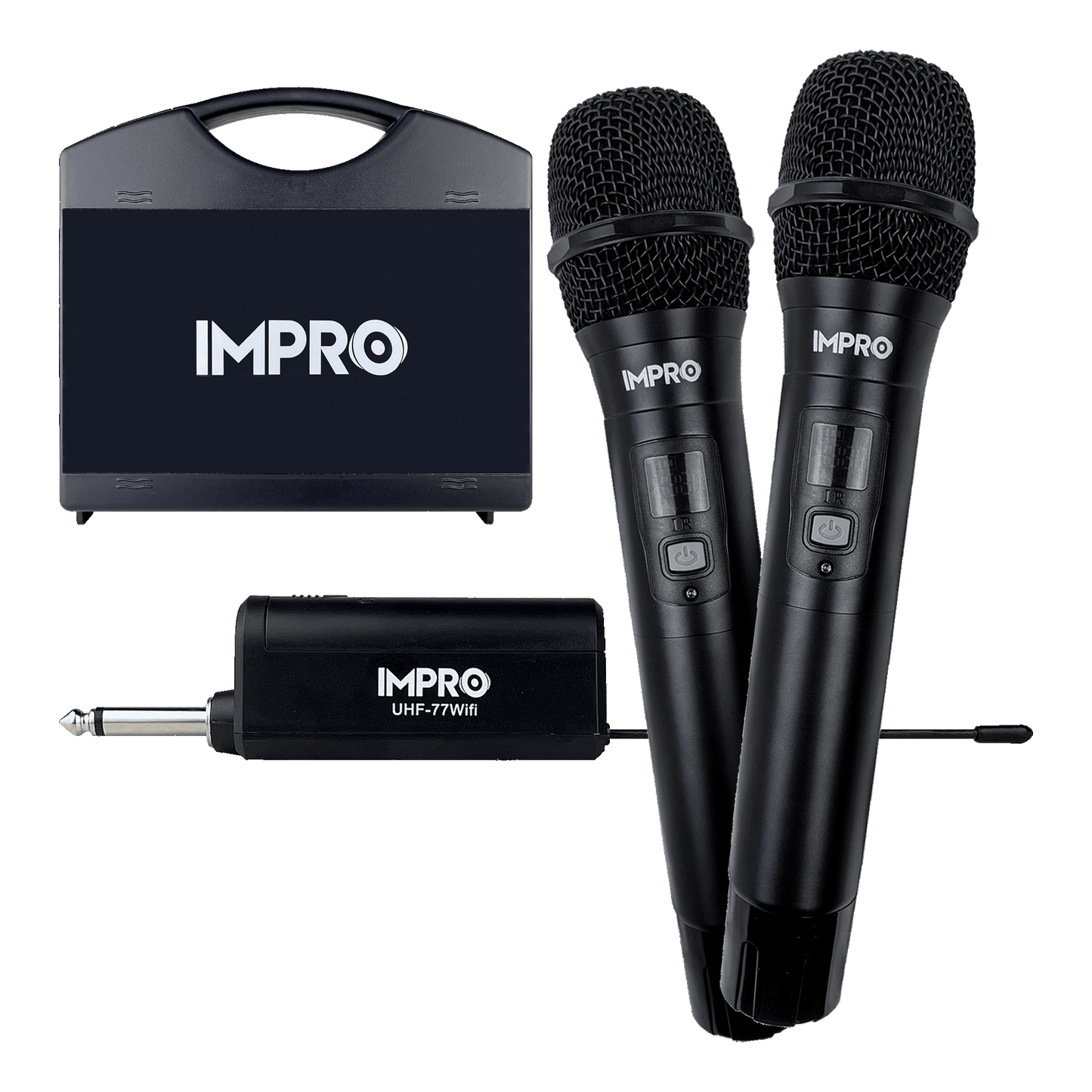 ImPro UHF-77Wifi Professional UHF Wireless Microphones with Case