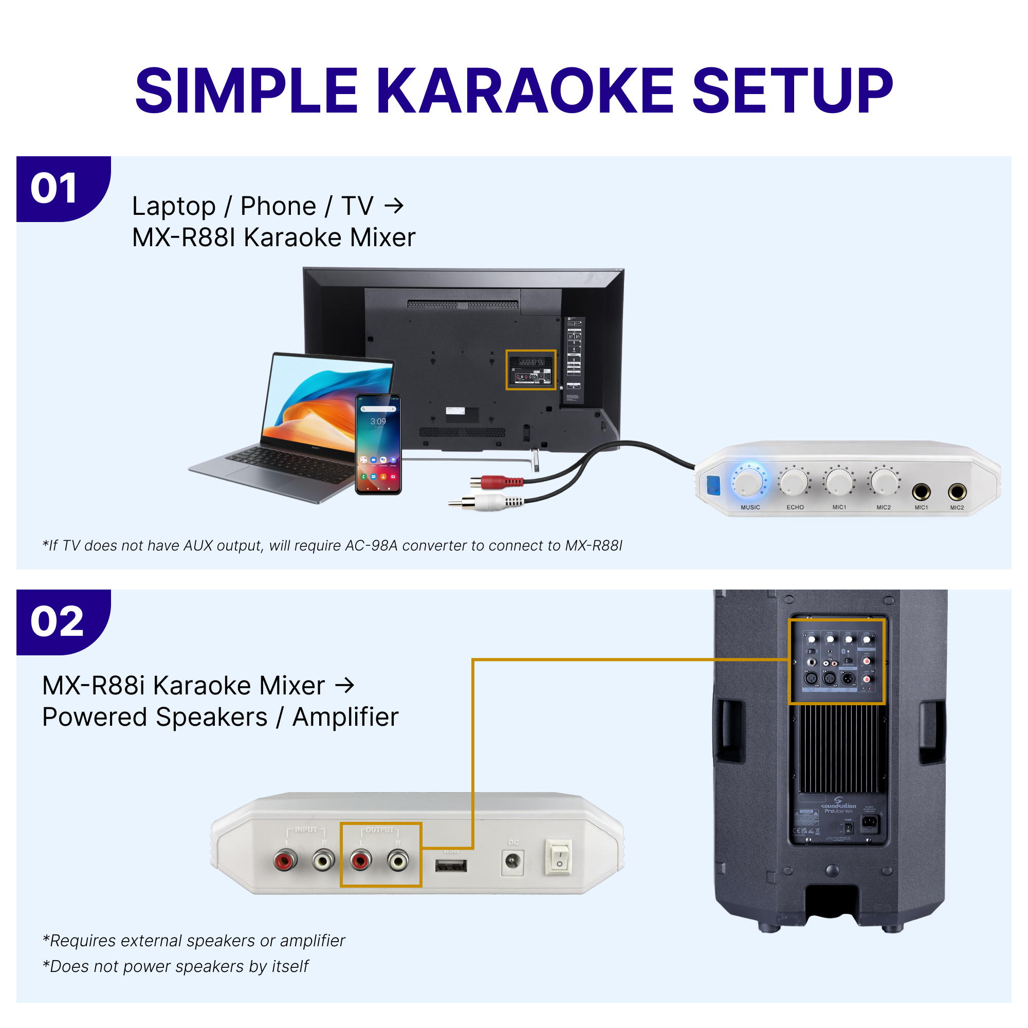 ImPro MX-R88i Portable Mixer and Recorder