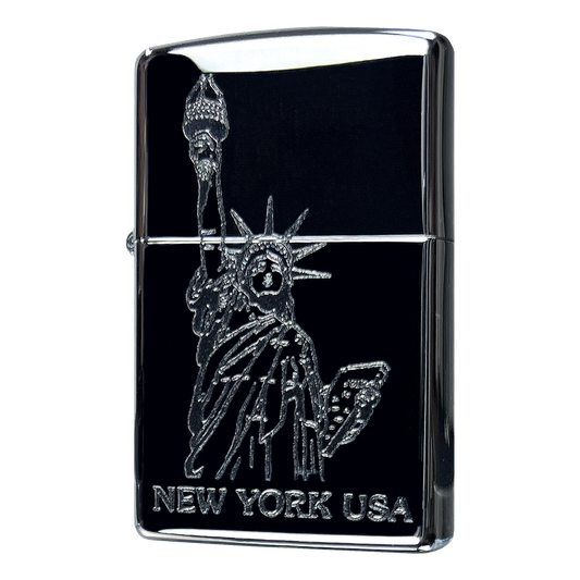 Zippo Custom 250 NY Statue Of Liberty Black