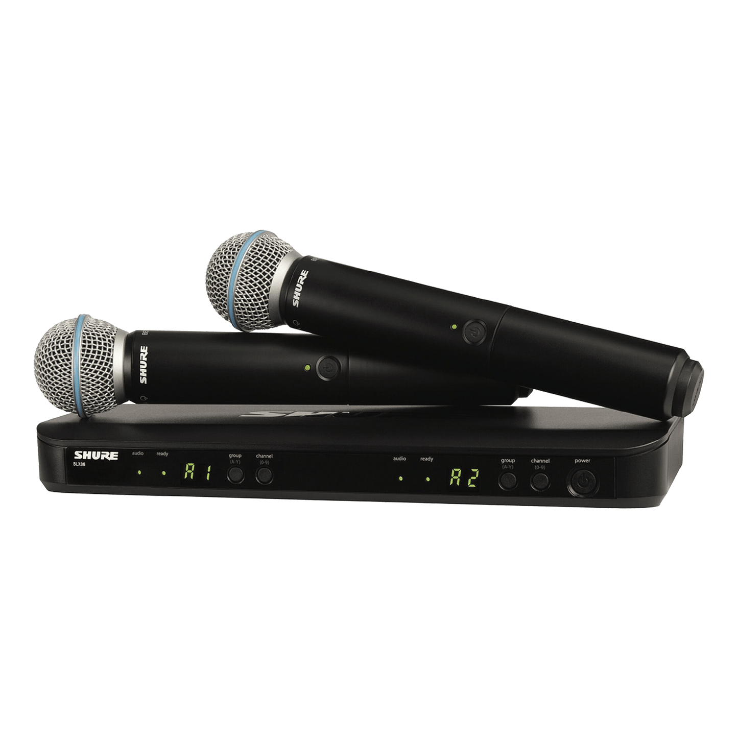 Shure BLX288/Beta58 Wireless Handheld Microphones