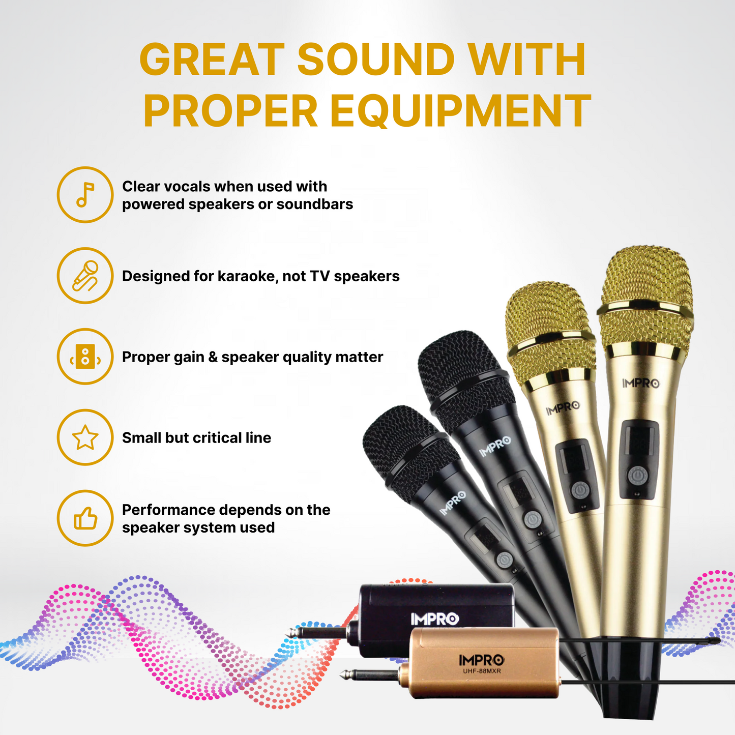 ImPro UHF-88MXR Professional UHF Wireless Microphones