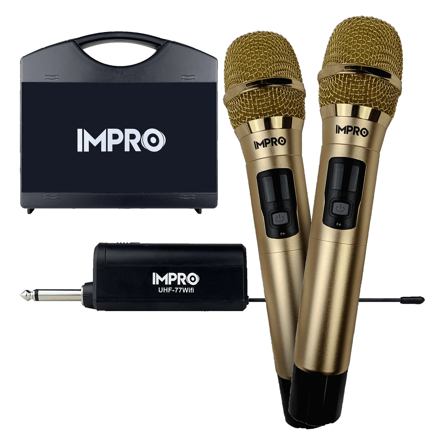 ImPro UHF-77Wifi Professional UHF Wireless Microphones with Case