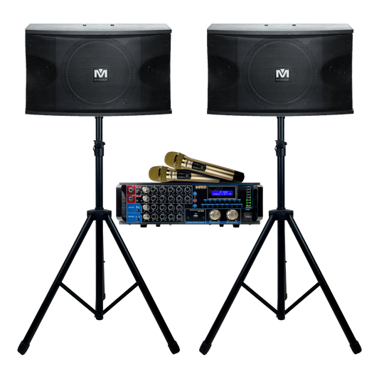 Holiday Encore Bundle 1: Mixing Amplifier, Speakers, Microphones, and Accessories (4 items)