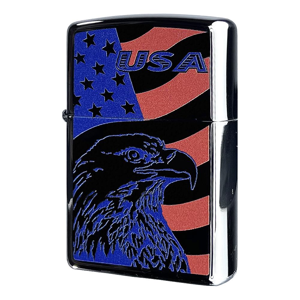 Zippo Custom 250 Eagle Flag USA 1
