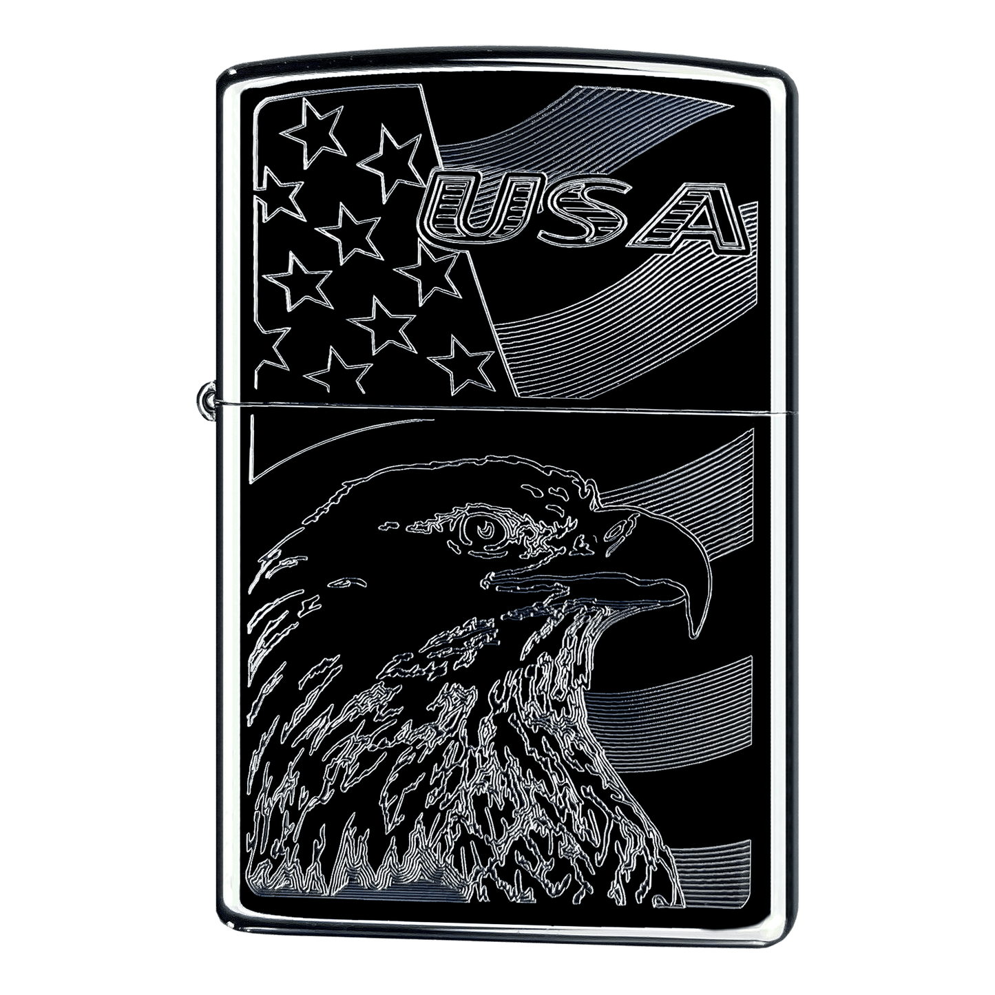 Zippo Custom 250 Eagles Flag USA III