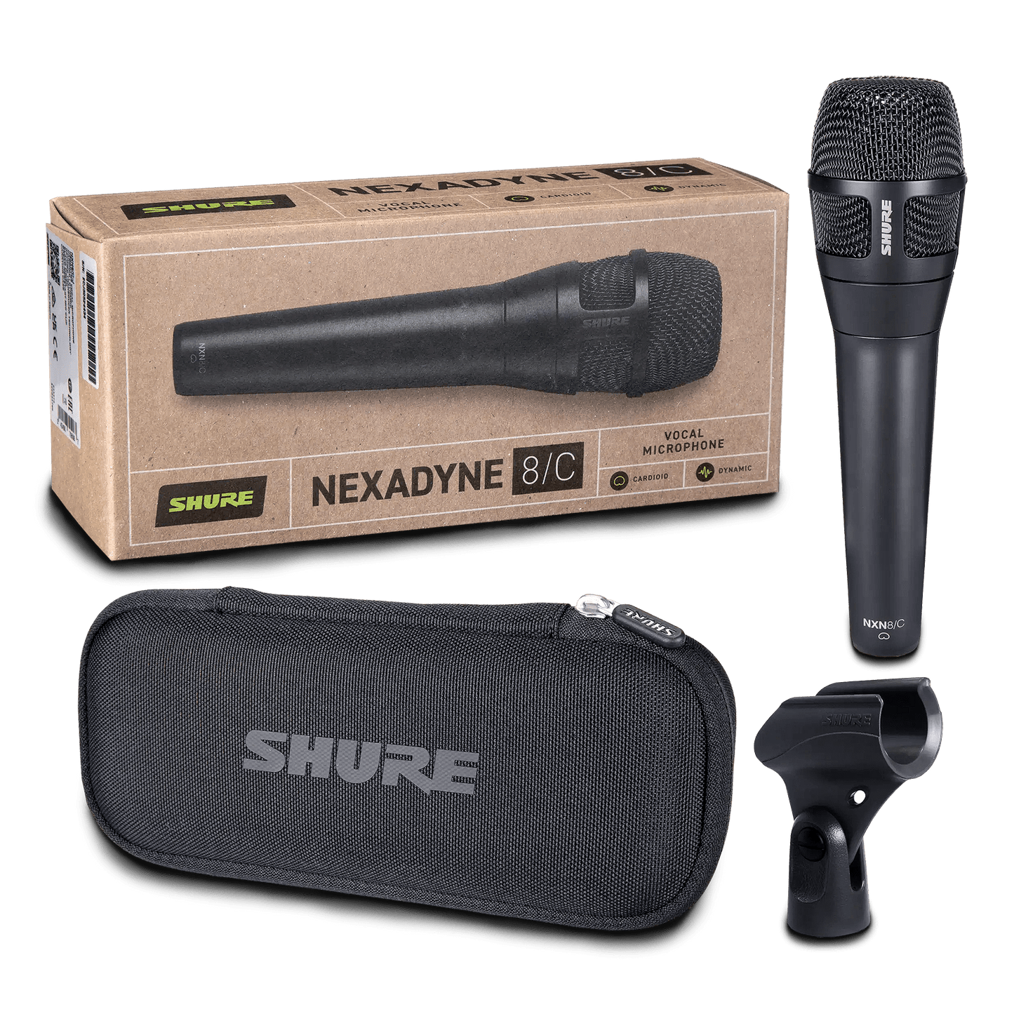 Shure Nexadyne 8/C Dynamic Cardioid Revonic Wired Vocal Microphone