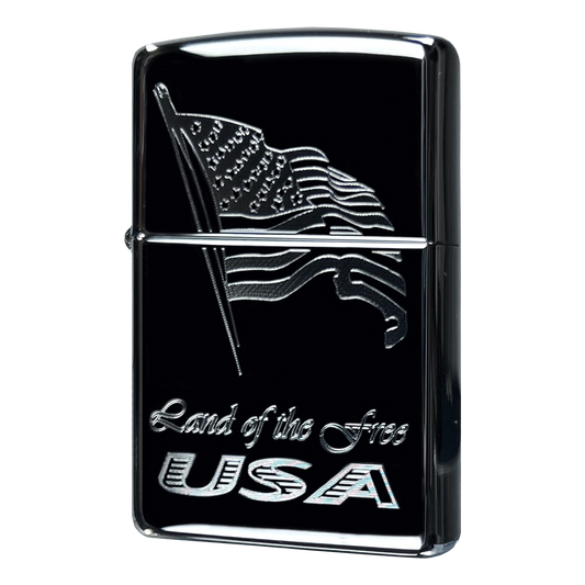 Zippo Custom 250 Land Of The Free Flag USA