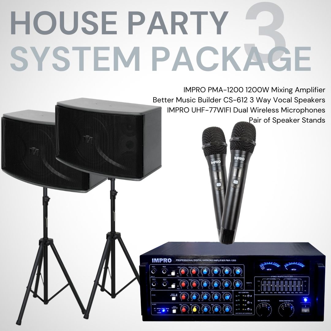 House Party Package #03: ImPro PMA-1200 + BetterMusicBuilder CS ...