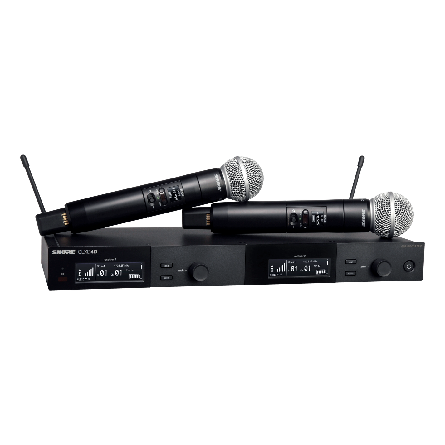 Shure SLXD24D/SM58 Dual Handheld Wireless Microphone System Phong Le