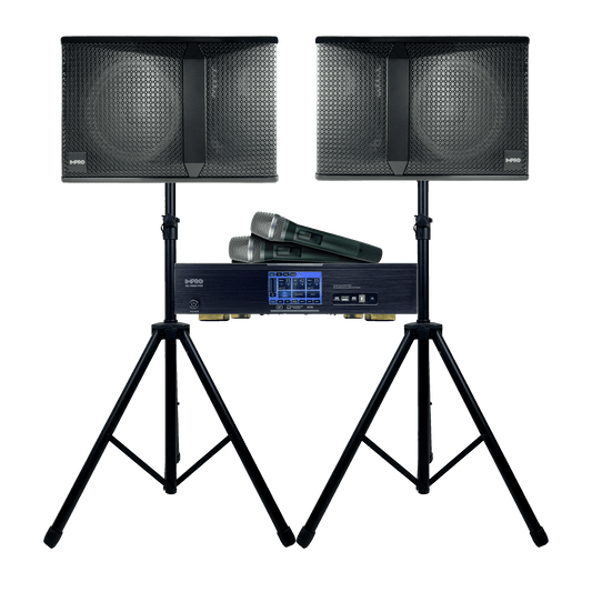 ImPro Champion Package with Mixing Amplifier, Speakers, Microphones, and Accessories (4 items)
