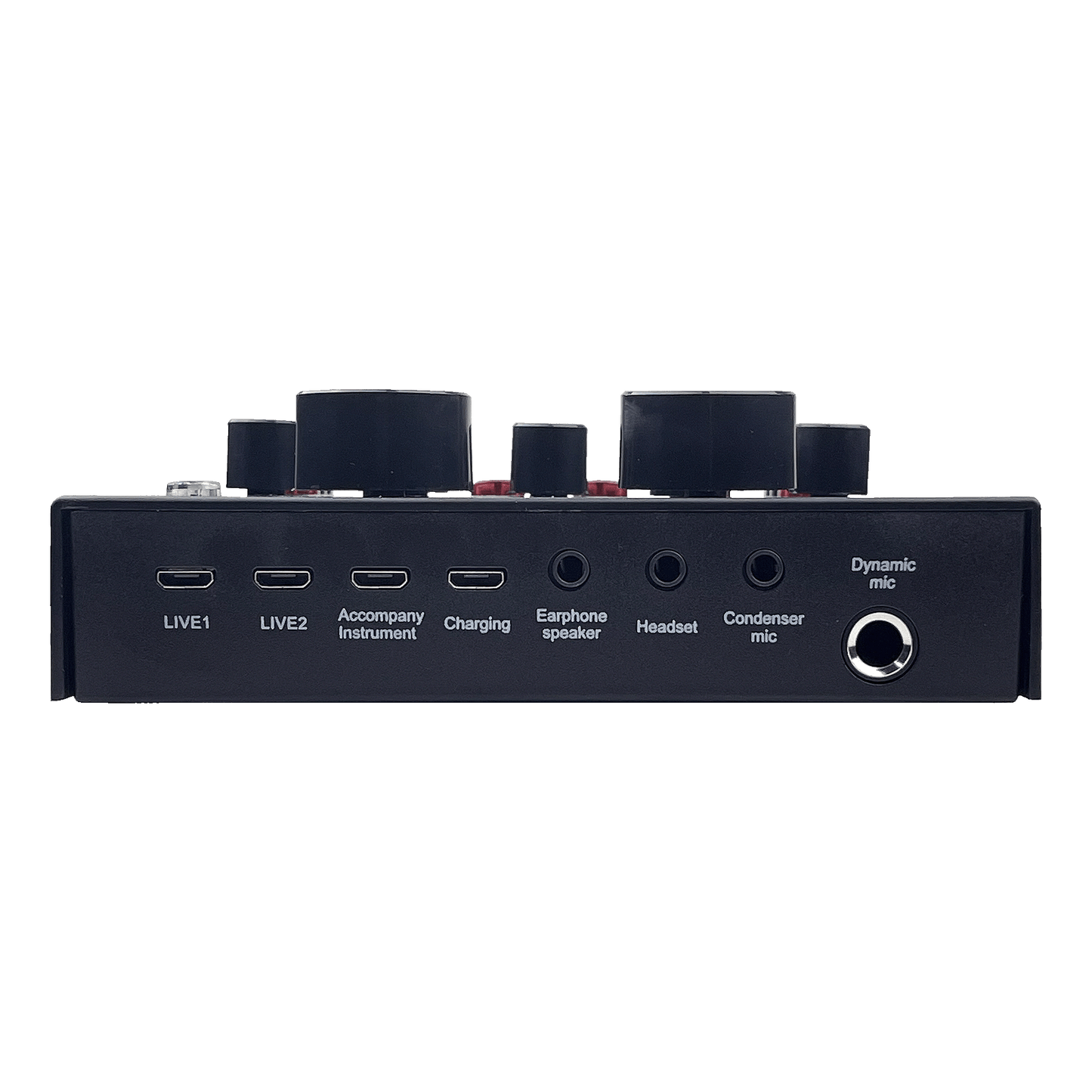 Condenser Microphone Streaming Kit w/ V8 Live Sound Card, Boom Arm, and Pop Filter.