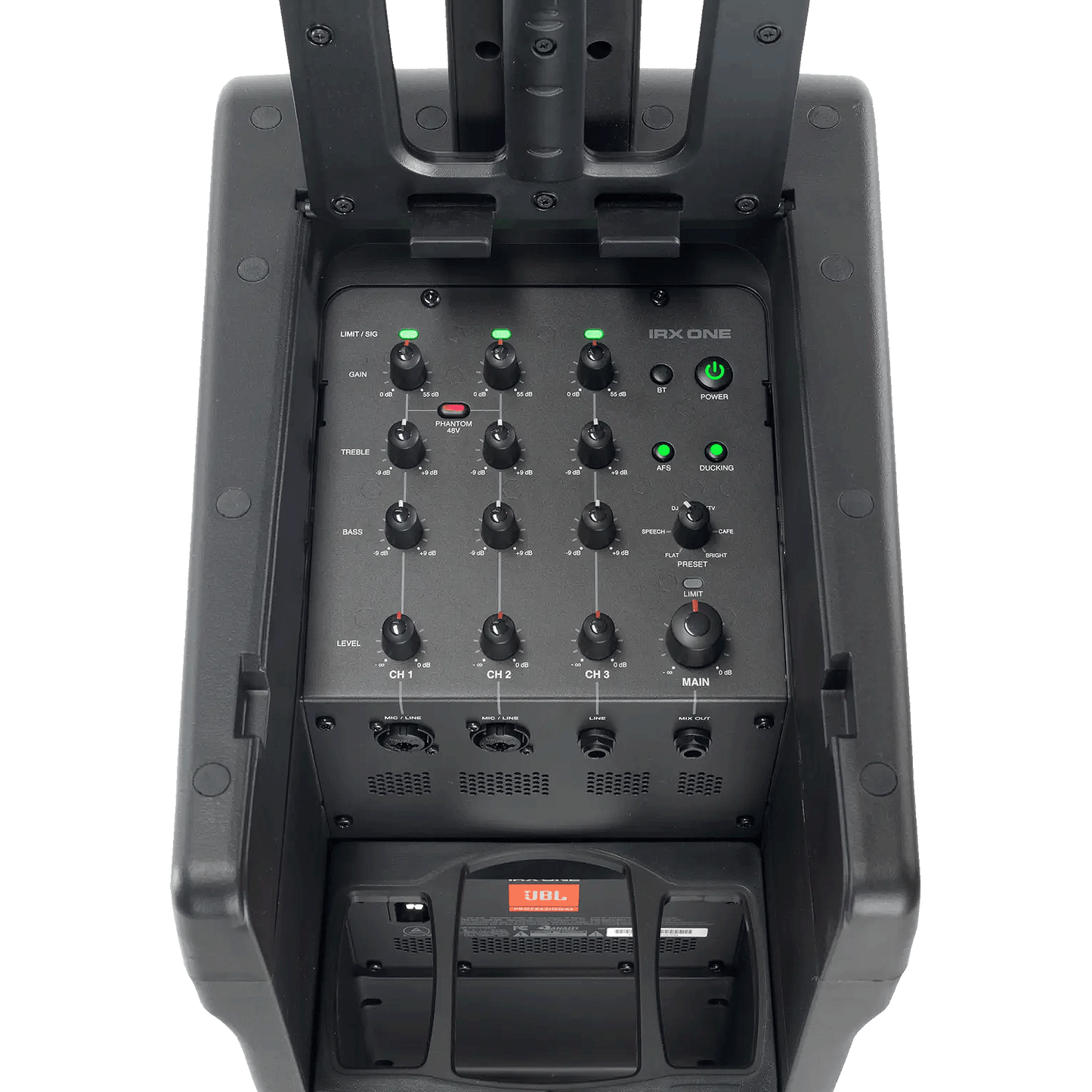 JBL IRX ONE All-in-One Column PA with Built-In Mixer and Bluetooth Streaming