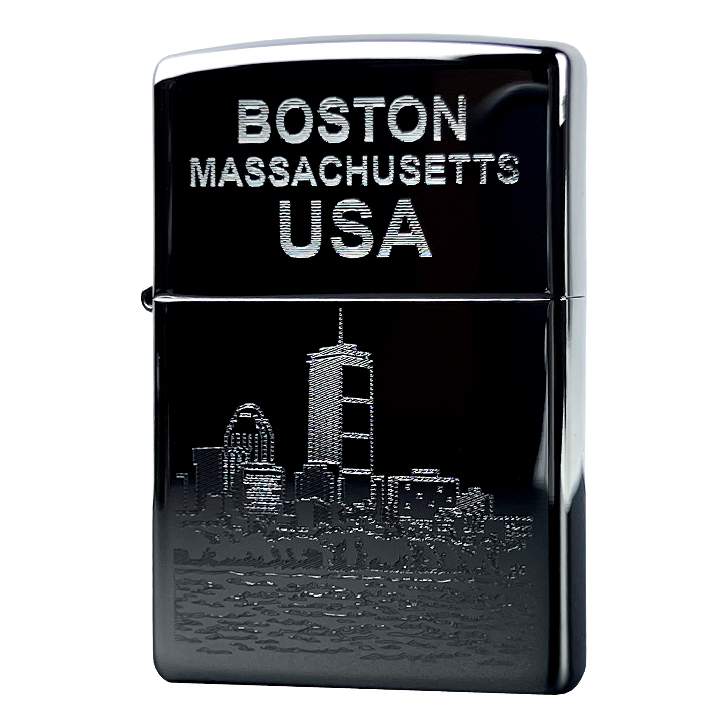 Zippo Custom Boston With Skyline