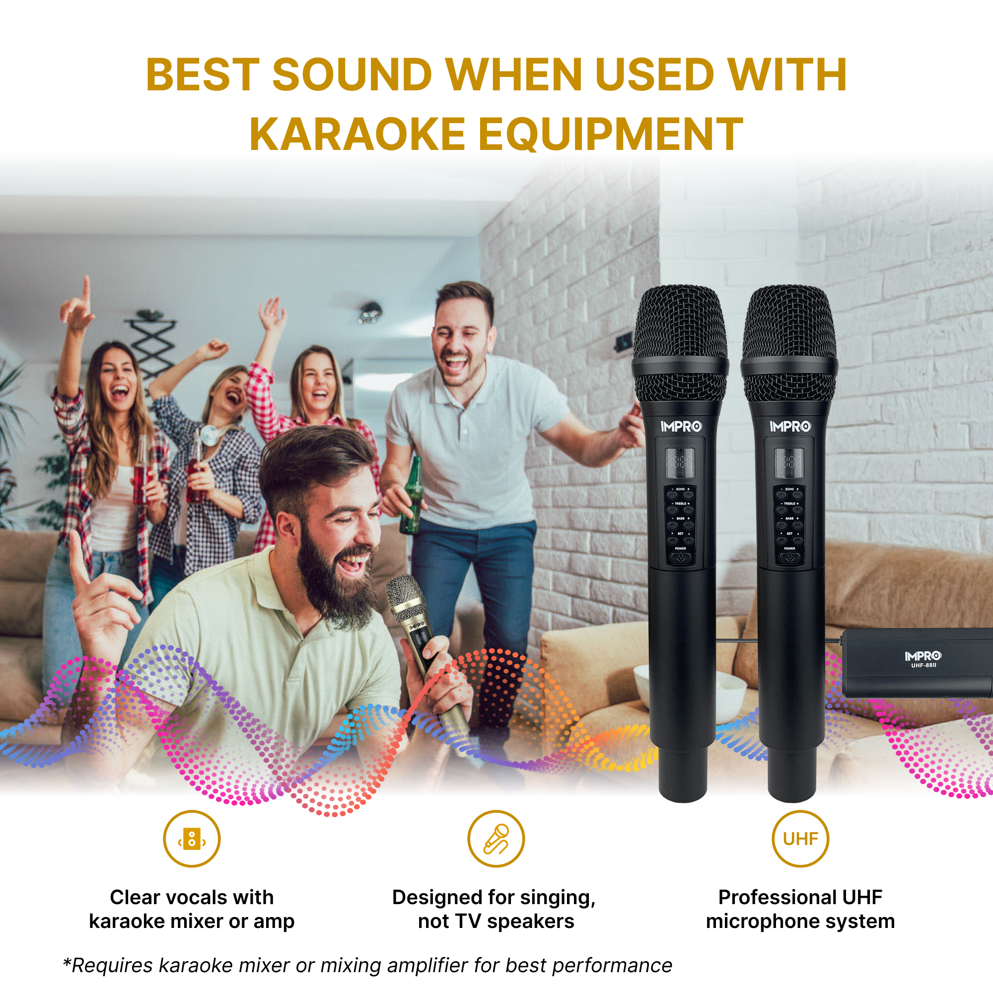 ImPro UHF-88II Professional UHF Wireless Microphones