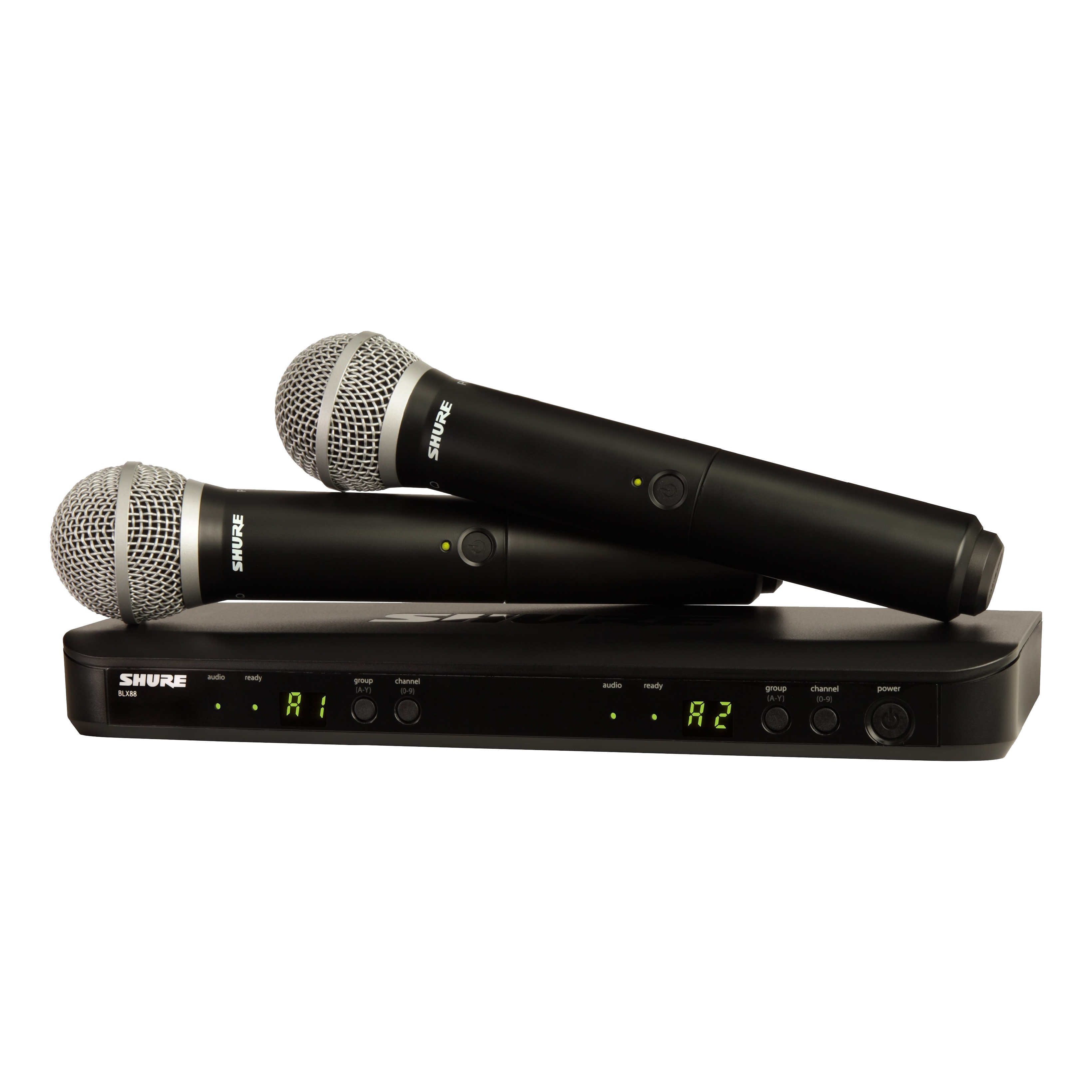 Shure BLX288/PG58 Dual Handheld Wireless Microphone System