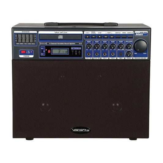 VocoPro Soundman-2 Multi-Format 4 Channel Portable Sound System
